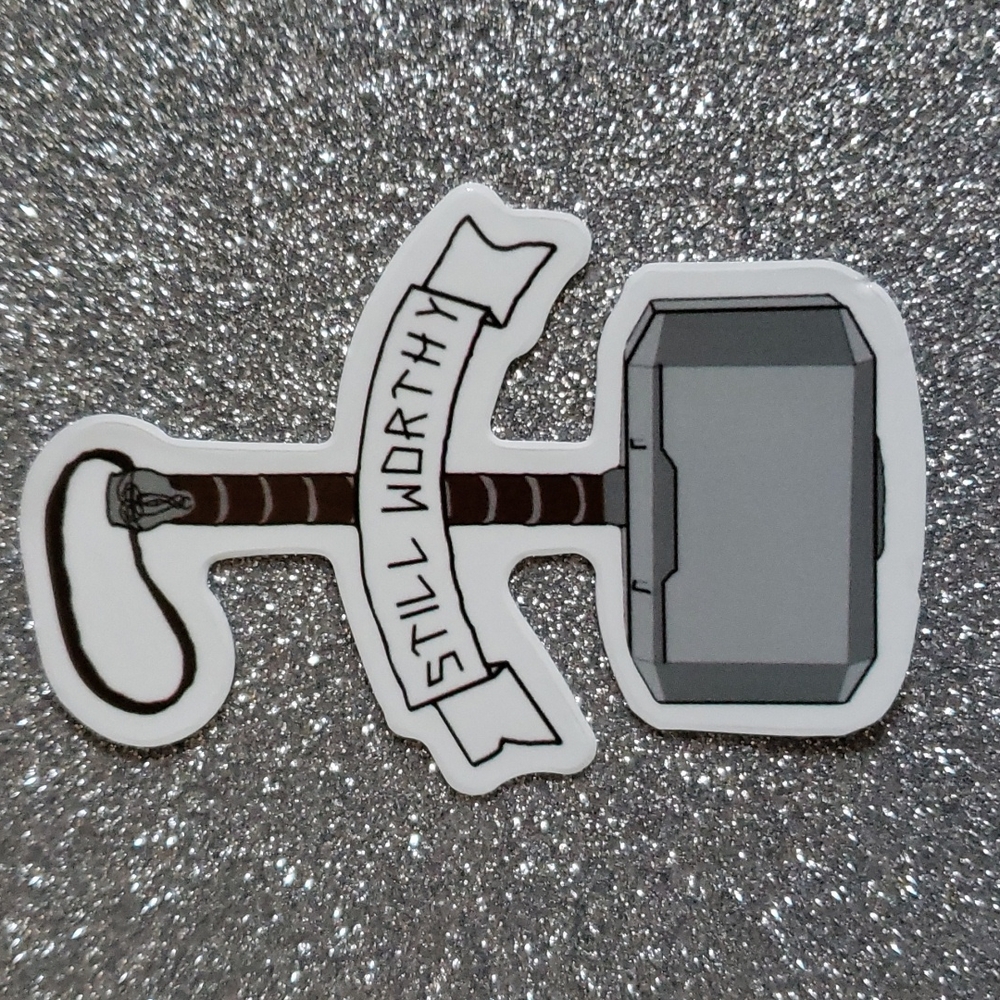 MARVEL Thor Avengers Endgame Waterproof Sticker Hammer